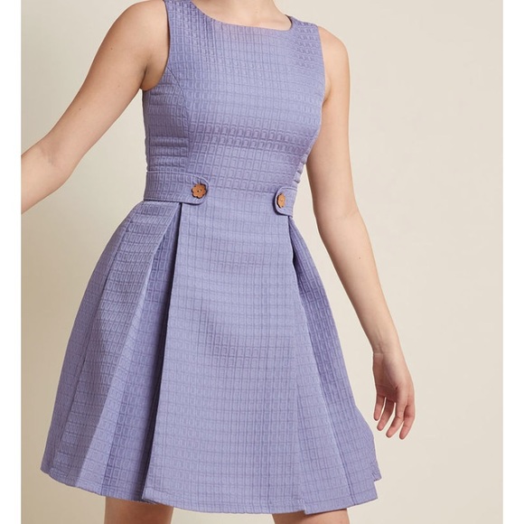 Modcloth Dresses & Skirts - Modcloth So Sixties a line dress purple large